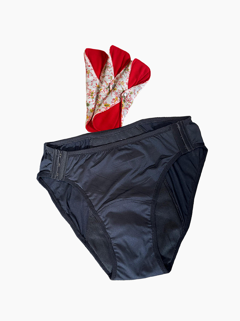 Kit de Base : 1 Culotte et 3 Serviettes Hygiéniques Réutilisables